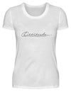 Attitude Graphic Damen T-Shirt white