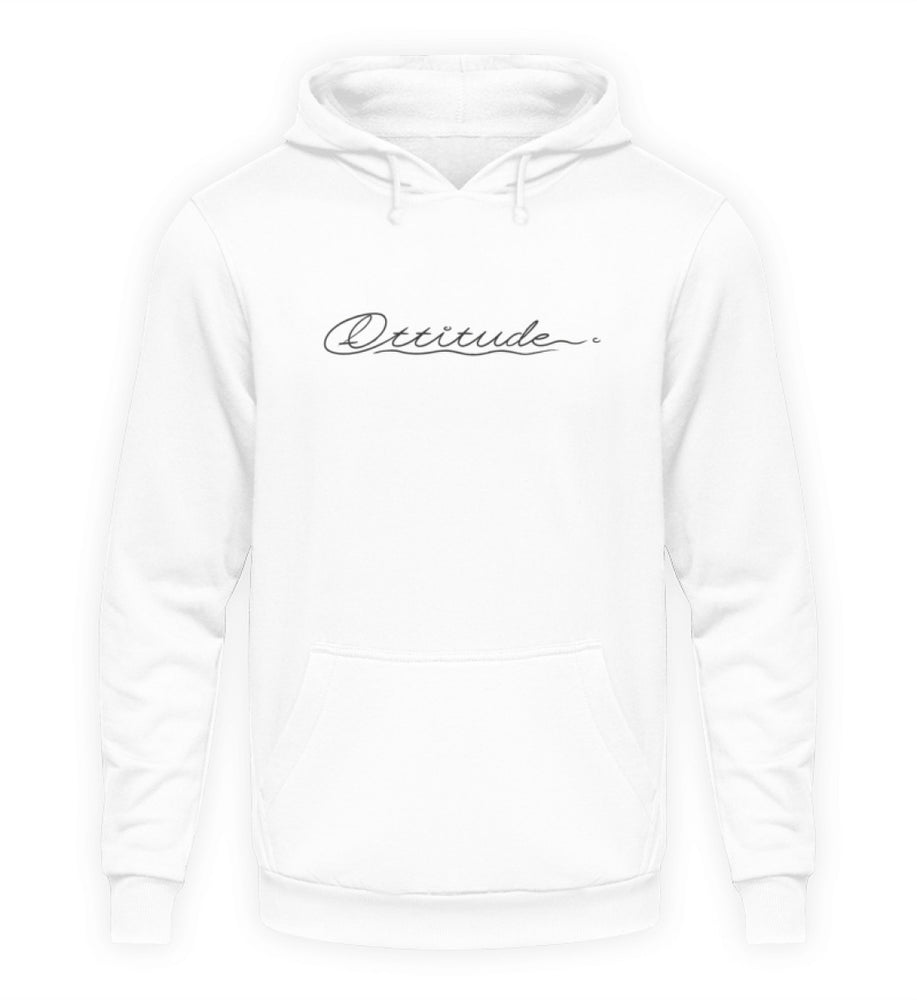 Attitude Graphic Hoodie white